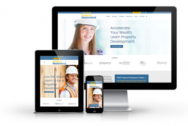 property developer website design