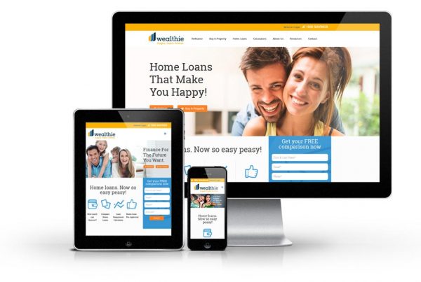 mortgage broker website design by Webbuzz