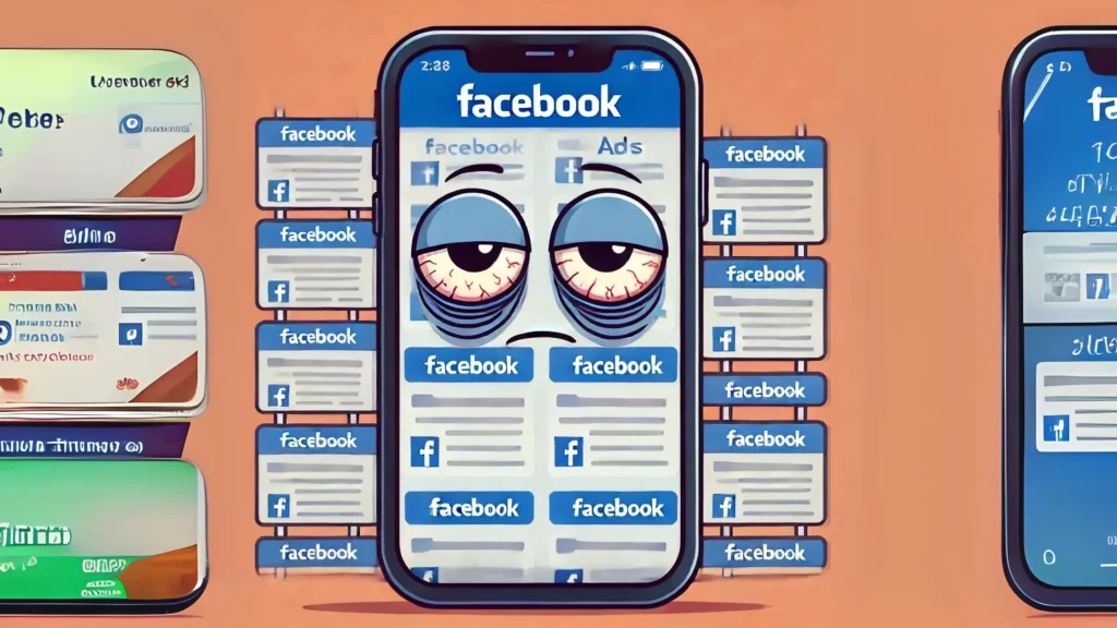 cartoon facebook campaign looking fatigued